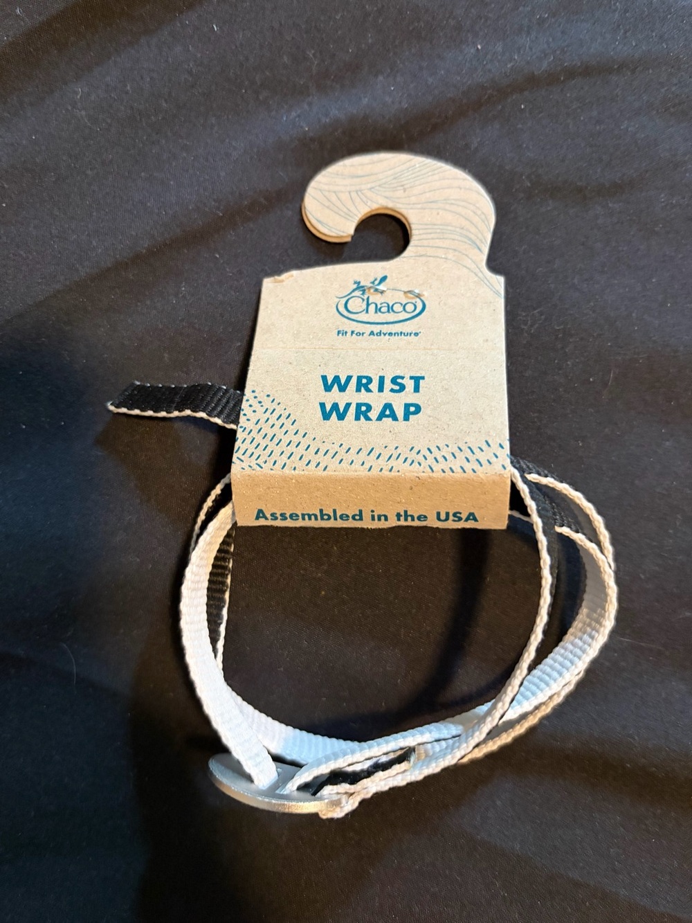 Chaco Wrist Wrap in White and Black